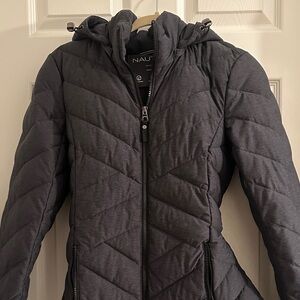 Nautica Charcoal Quilted Jacket